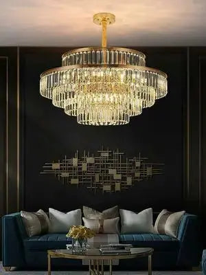 Living Room Crystal Chandelier ChandeliersLife®