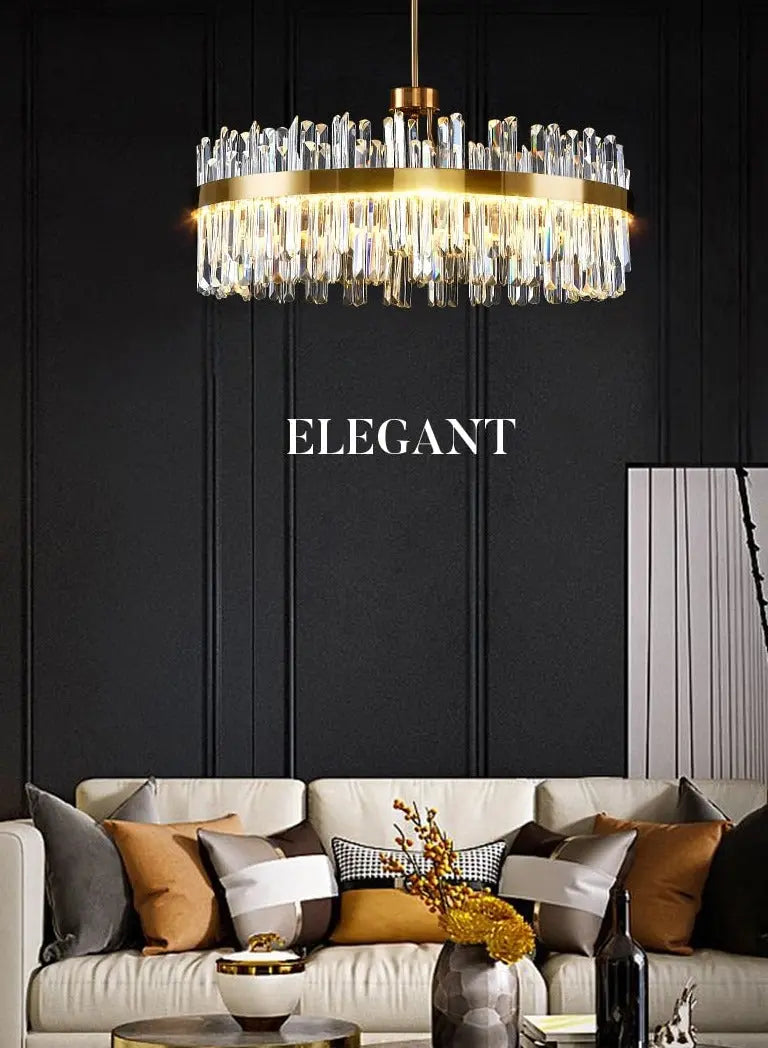 Modern Gold Luxury Crystal Chandelier ChandeliersLife®