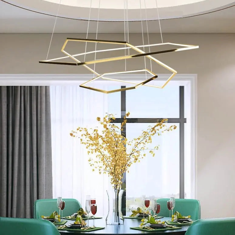 New Post-Modern Luxury Gold Chandelier ChandeliersLife®