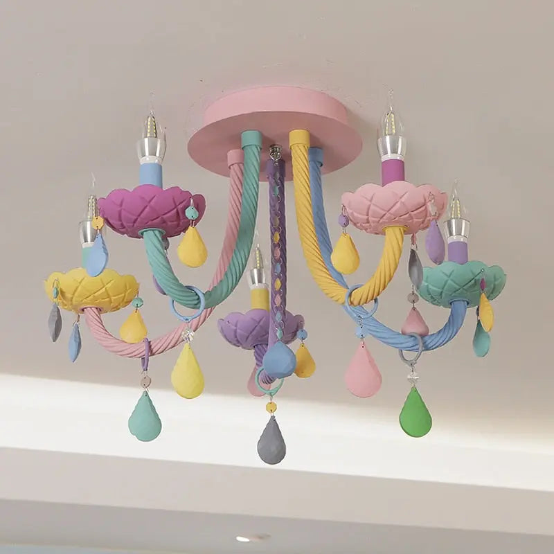 Modern Colorful Ceiling Chandelier For Kids ChandeliersLife®