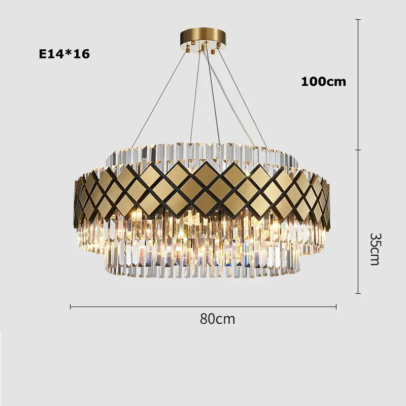 Modern Art Deco Crystal Chandelier ChandeliersLife®