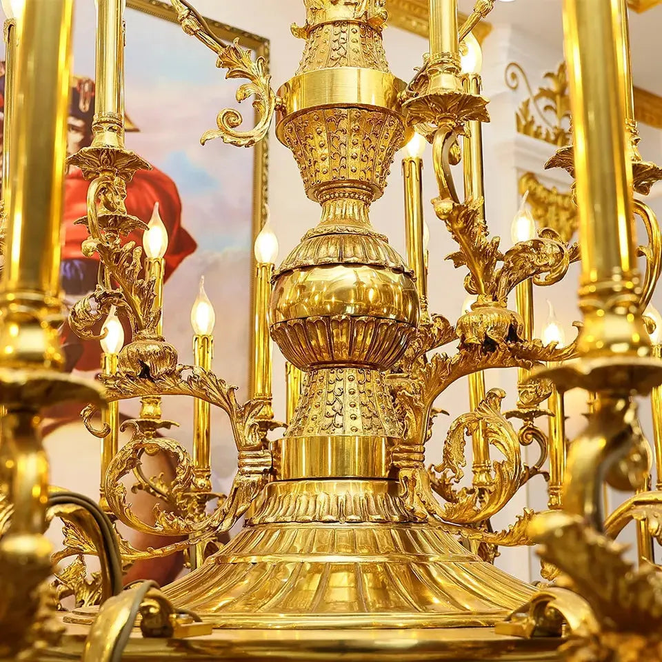 French Copper Luxury Villa Chandelier ChandeliersLife®