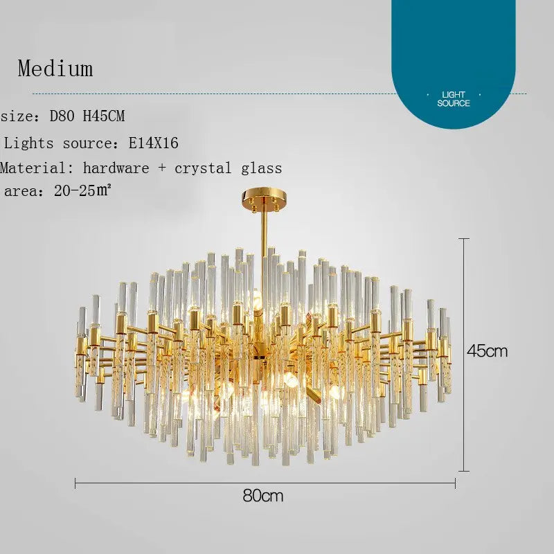 Simple Postmodern Crystal Chandelier ChandeliersLife®