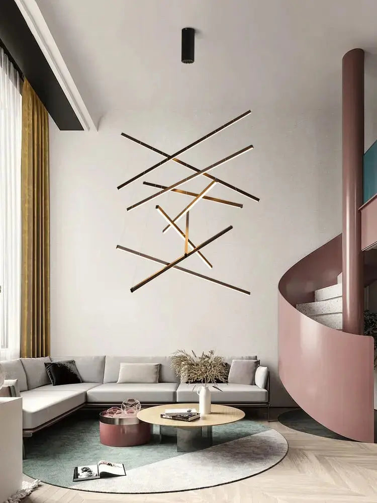 Black Stair Creative Personality Chandelier ChandeliersLife®