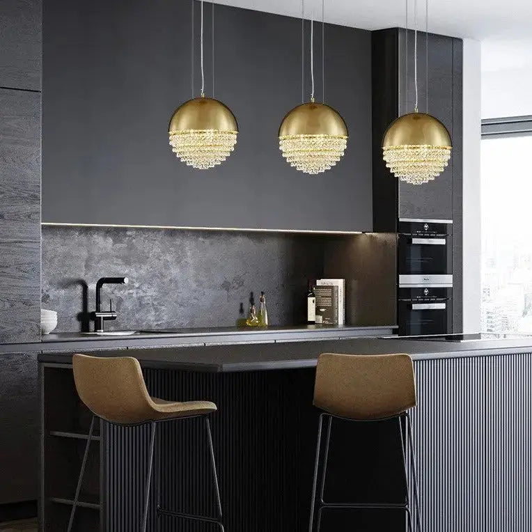 Gold Iron Luxury Retro Living Room Fashion Chandelier ChandeliersLife®