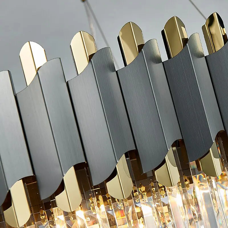 Modern Crystal Rectangular Chandelier ChandeliersLife®