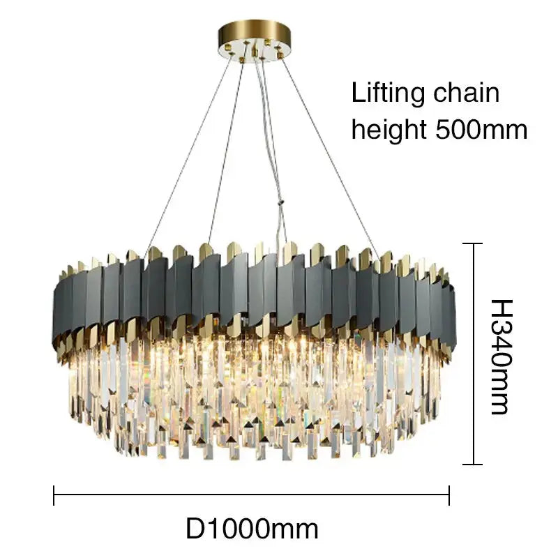 New Modern Crystal Luxury Pendant Chandelier Nordic