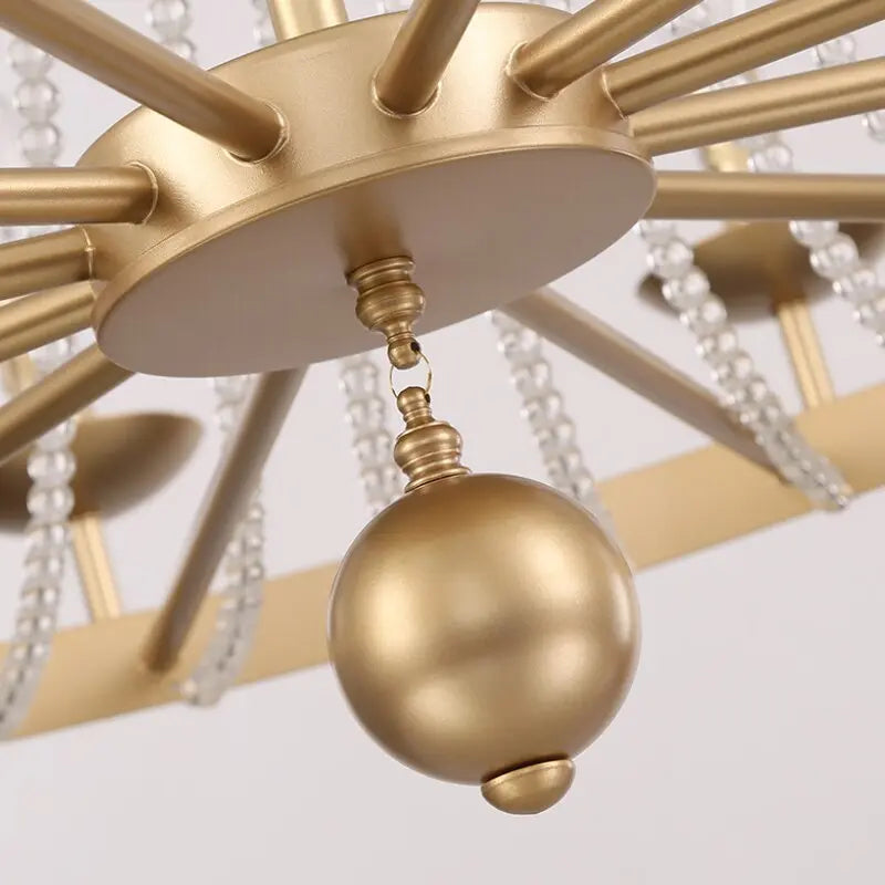 Country Candle Crystal Chandelier ChandeliersLife®