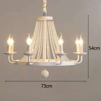 Country Candle Crystal Chandelier ChandeliersLife®