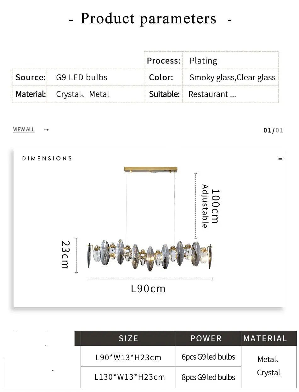 Wave Design Modern Crystal Chandelier ChandeliersLife®