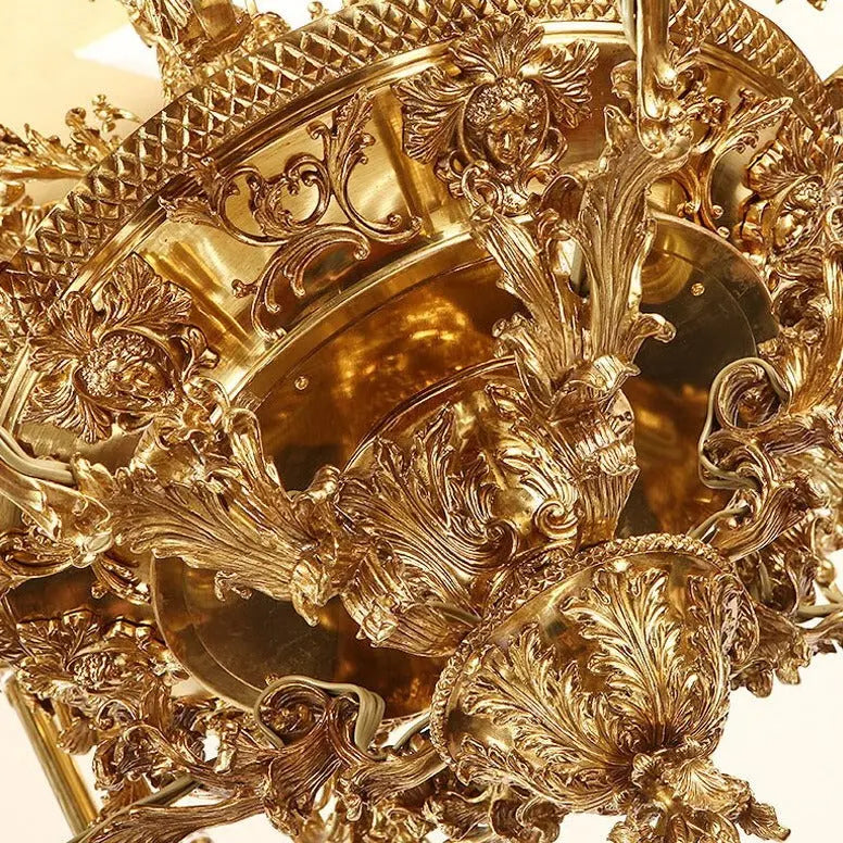 French Copper Luxury Villa Chandelier ChandeliersLife®