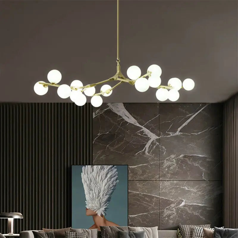 Post Modern Style Glass Balls Branches Chandelier ChandeliersLife®