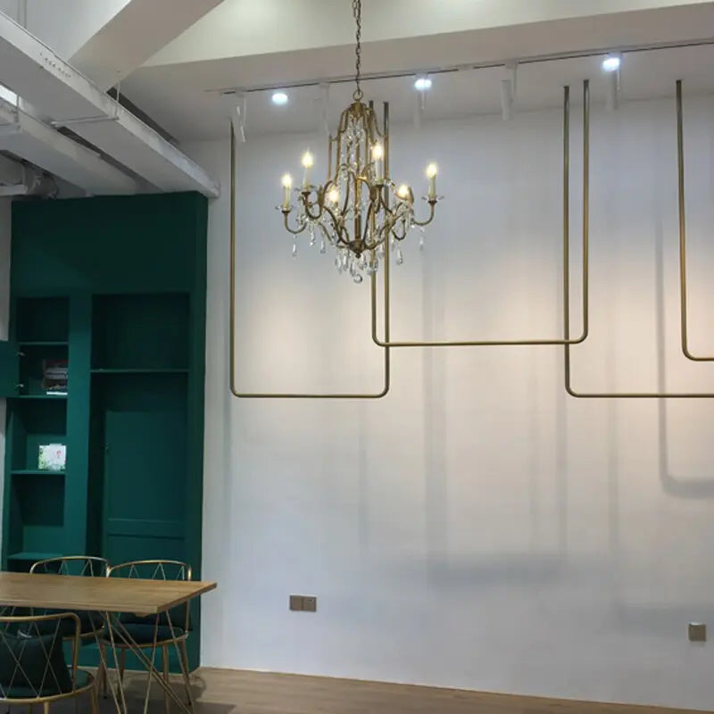 Retro Gold Crystal Chandelier ChandeliersLife®