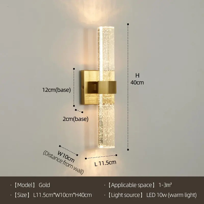 Crystal Bubble Shade LED Wall Lamps ChandeliersLife®