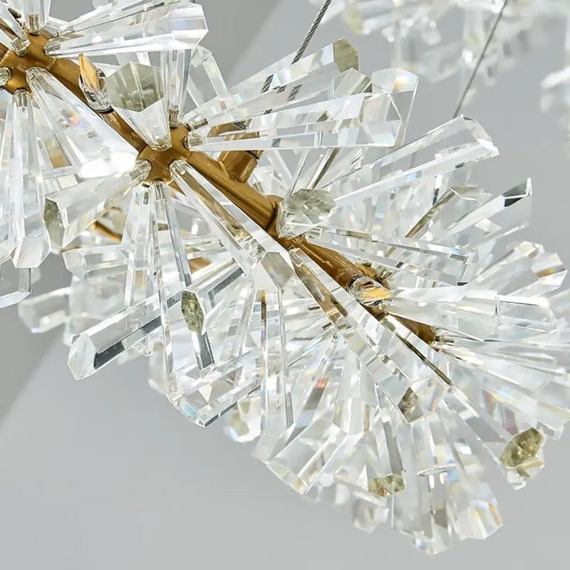 New Luxury Crystal Flower Chandelier ChandeliersLife®