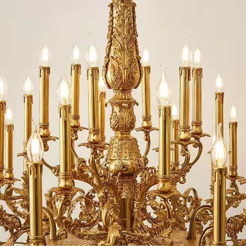 French Copper Luxury Villa Chandelier ChandeliersLife®