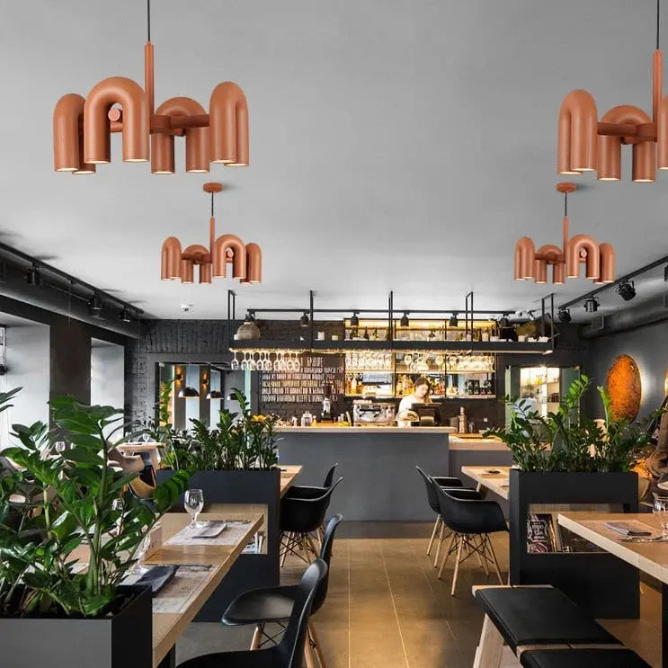 Nordic Creative Macaron U Shape Chandeliers ChandeliersLife®