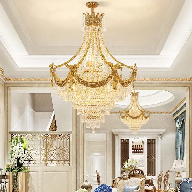 Crown Shape Crystal Chandelier ChandeliersLife®
