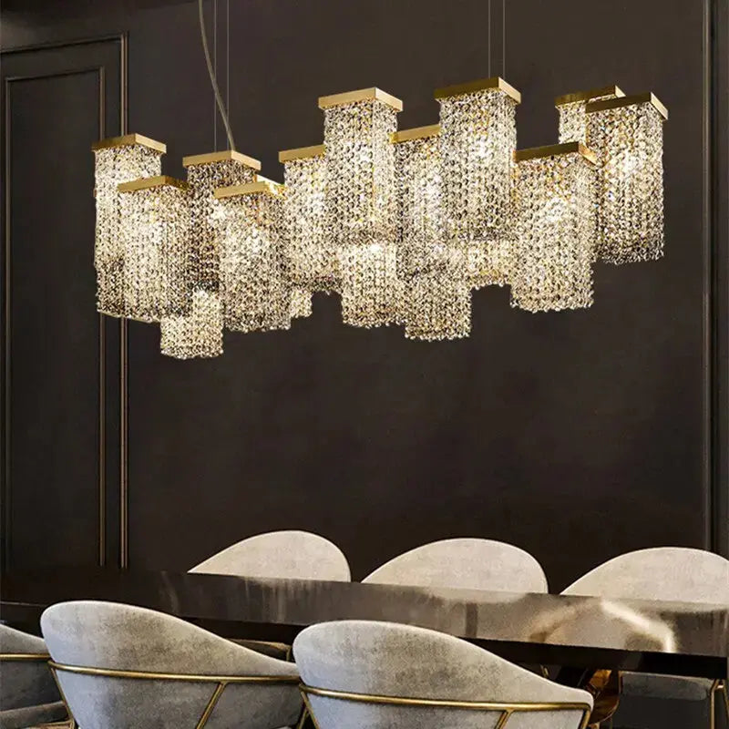 Italian Smoky Crystal Contemporary Chandelier ChandeliersLife®