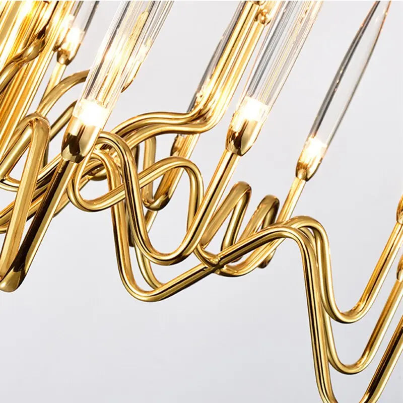 Luxury Nordic Tree Branch Candle Shaped Crystal Chandelier ChandeliersLife®