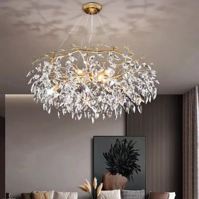 Modern Luxury Gold Crystal Art Decor Chandelier ChandeliersLife®