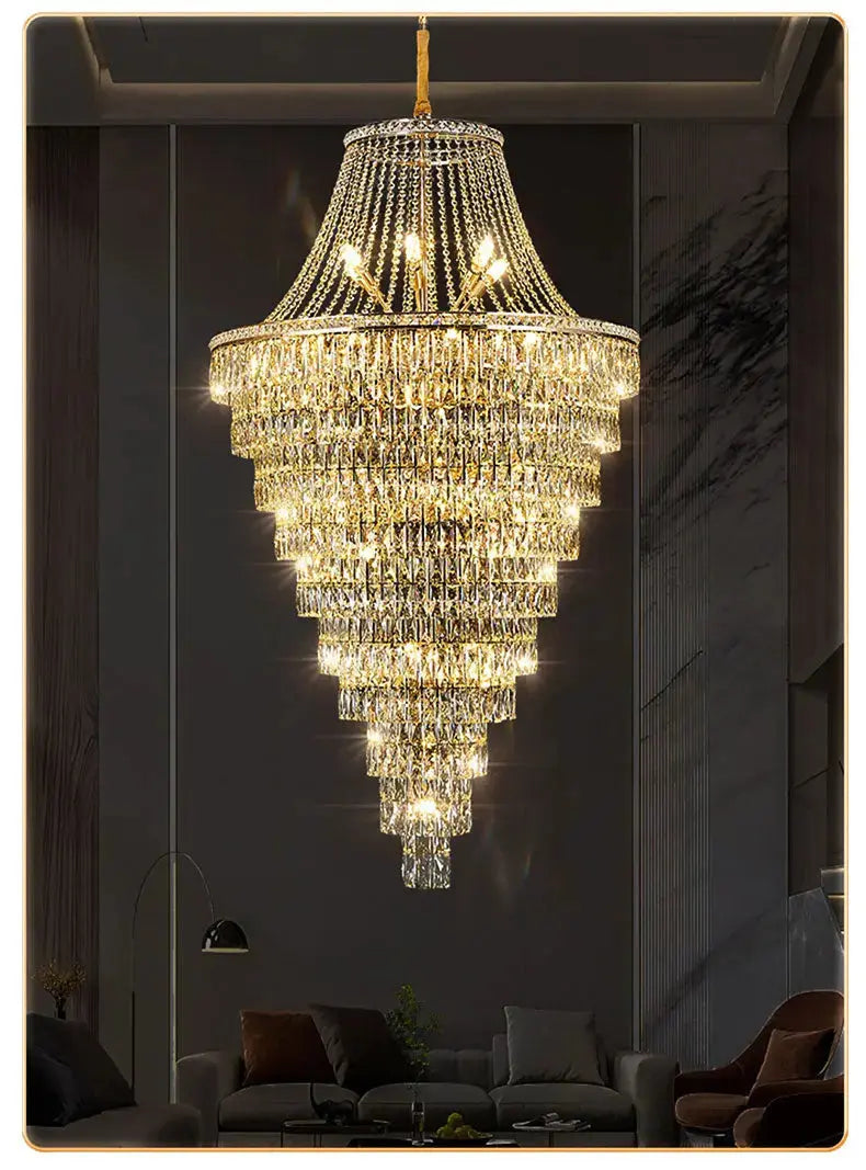 Duplex Villa Crystal Chandelier ChandeliersLife®