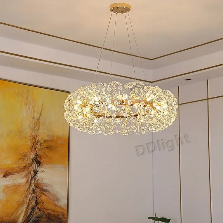 Gold Luxury Circular Chandelier ChandeliersLife®