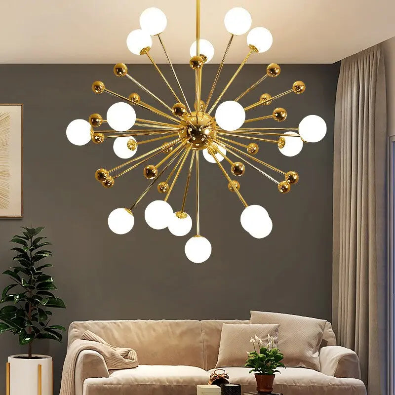 Modern Sputnik Glass Ball Chandelier ChandeliersLife®