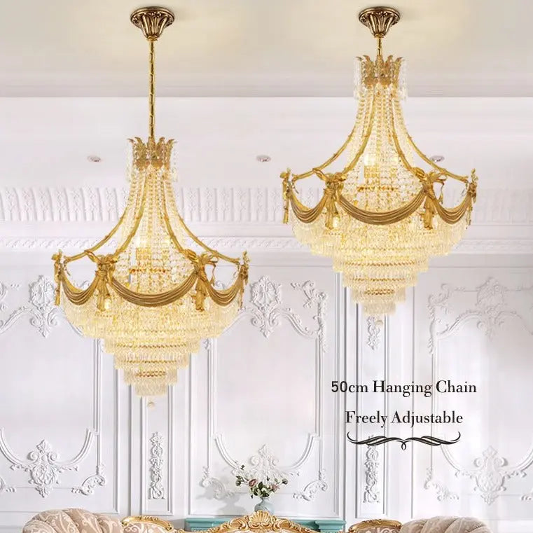 Crown Shape Crystal Chandelier ChandeliersLife®