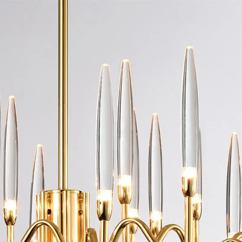 Luxury Nordic Tree Branch Candle Shaped Crystal Chandelier ChandeliersLife®