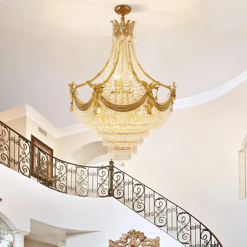 Crown Shape Crystal Chandelier ChandeliersLife®