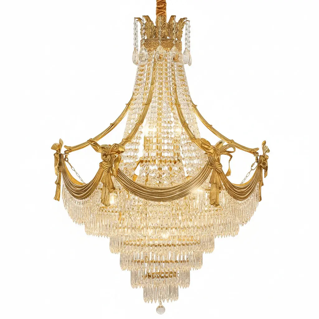 Crown Shape Crystal Chandelier ChandeliersLife®