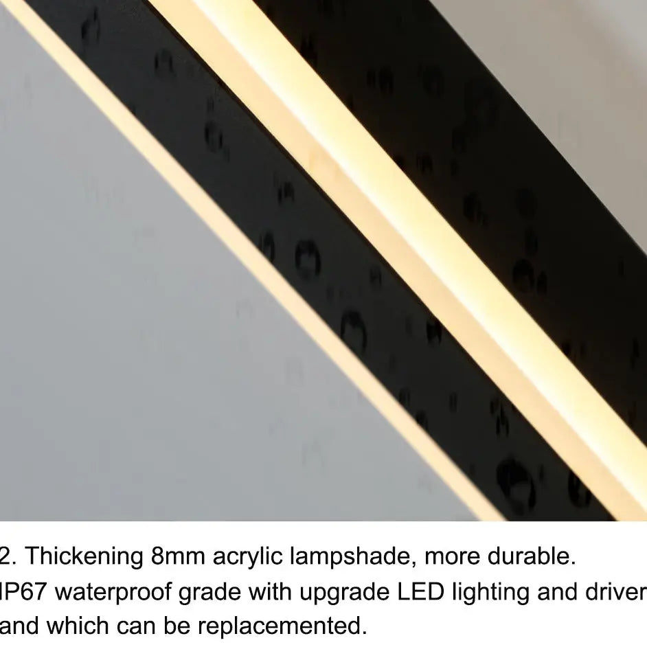 New Round Edges Waterproof Wall LED Outdoor Lights ChandeliersLife®