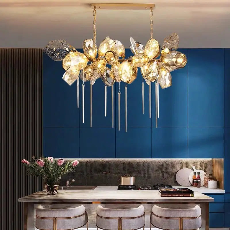 Modern Luxury Villa Glass Chandelier ChandeliersLife®