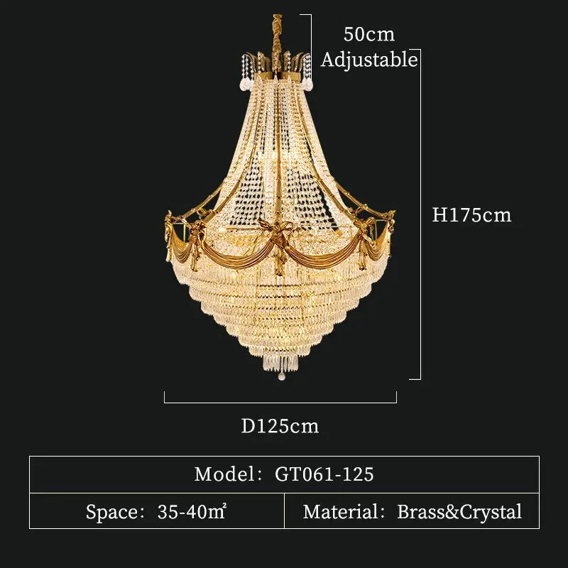 Crown Shape Crystal Chandelier ChandeliersLife®