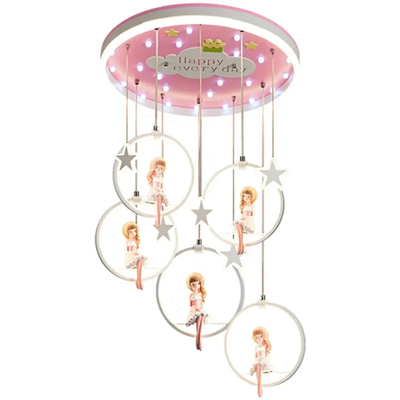 Nordic Girl Bedroom Decor Ceiling Chandelier ChandeliersLife®