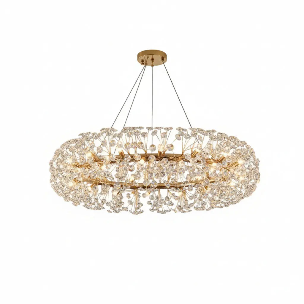 Gold Luxury Circular Chandelier ChandeliersLife®