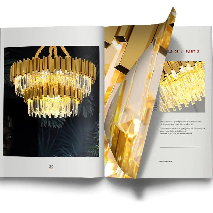 Modern Luxury Gold Crystal Lustre ChandeliersLife®