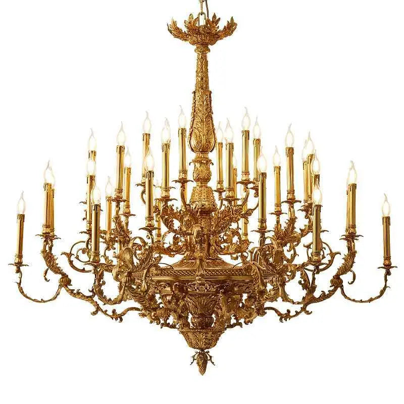 French Copper Luxury Villa Chandelier ChandeliersLife®