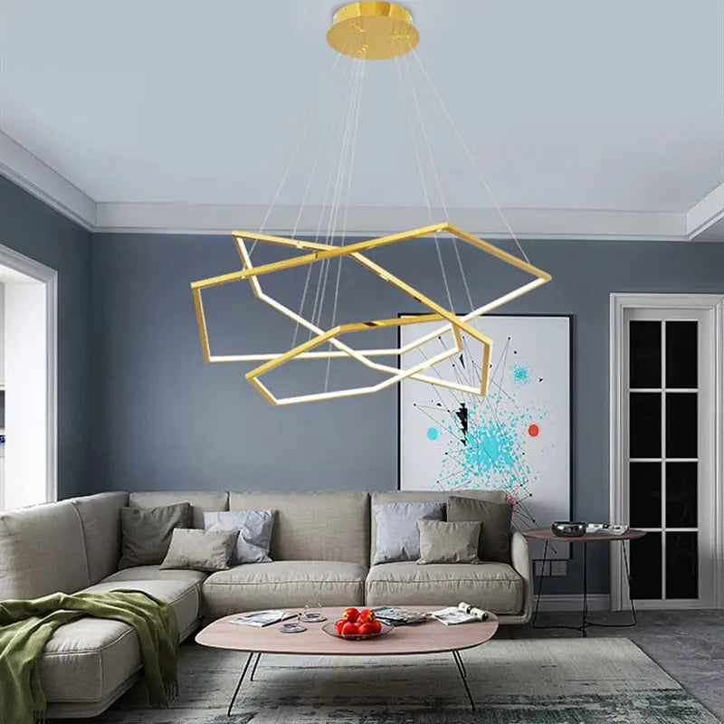 New Post-Modern Luxury Gold Chandelier ChandeliersLife®