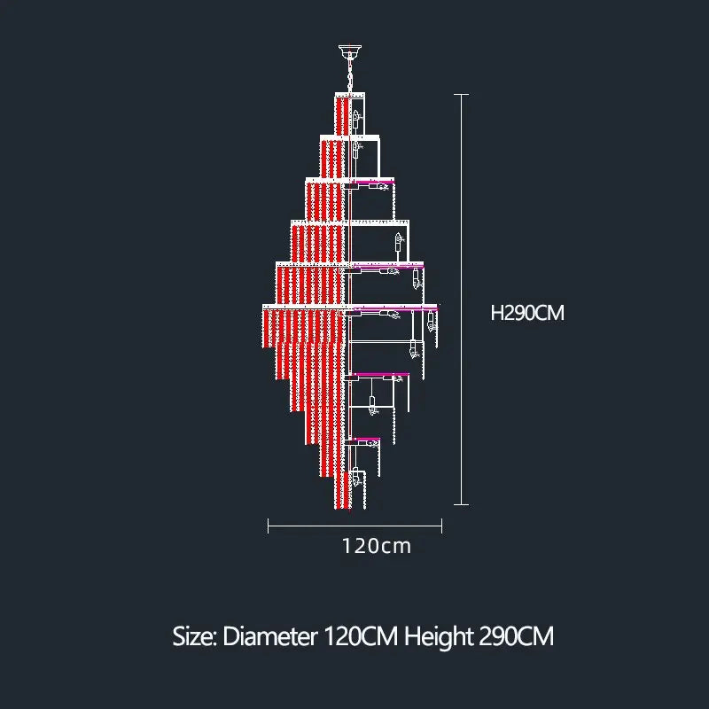 Decorative High Ceiling Chandelier ChandeliersLife®