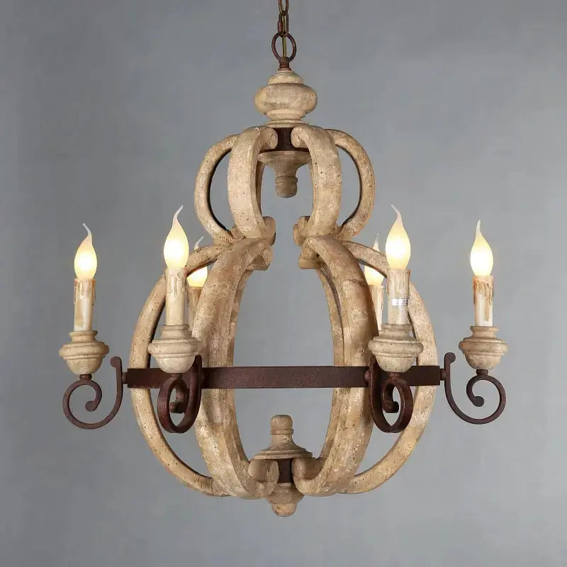 Rustic Wood Chandelier ChandeliersLife®
