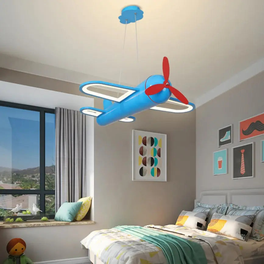 Modern Led Chandelier Airplane Lamp For Home Children Room ChandeliersLife®