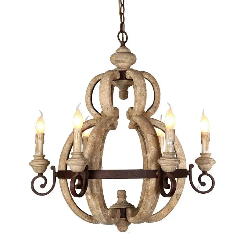 Rustic Wood Chandelier ChandeliersLife®