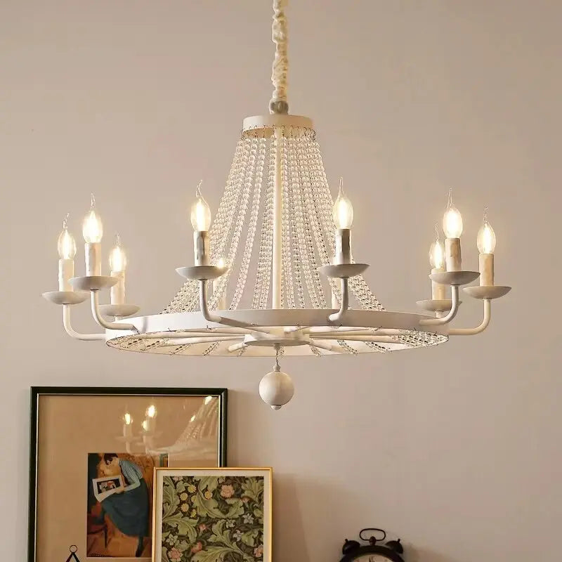 Country Candle Crystal Chandelier ChandeliersLife®