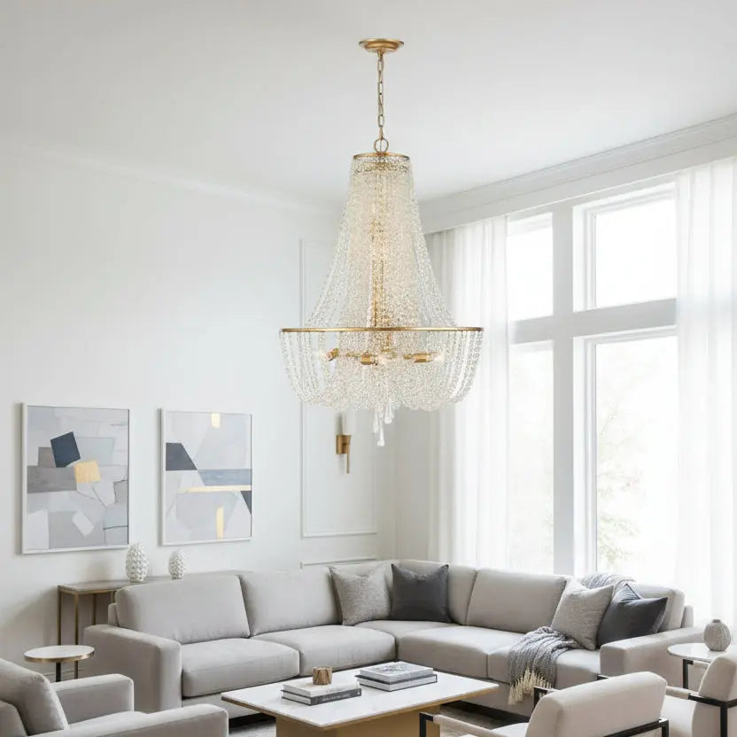 French Hanging Crystal Chandelier ChandeliersLife®