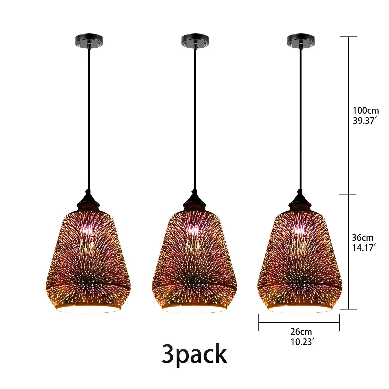 Modern 3D Colorful Pendant Lamp - A ChandeliersLife®