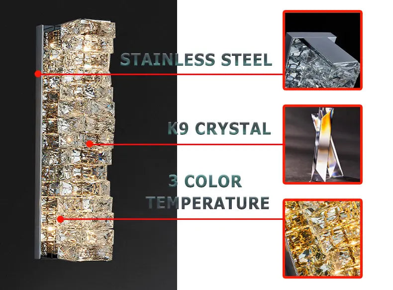 Modern Luxury Crystal Wall Lamp ChandeliersLife®