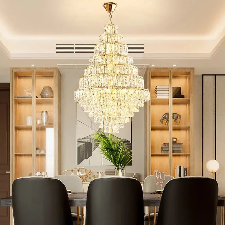 Villa Hollow Duplex Building Chandelier ChandeliersLife®