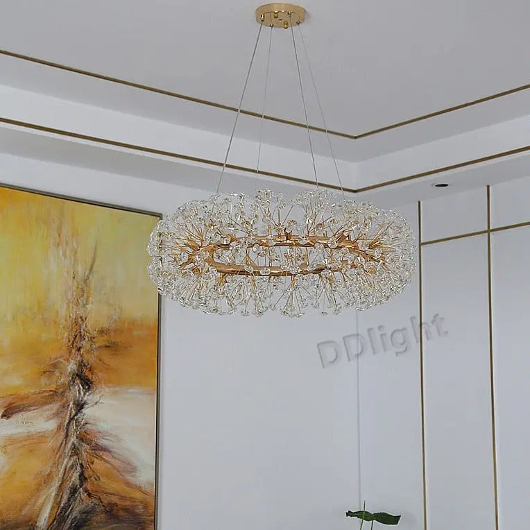 Gold Luxury Circular Chandelier ChandeliersLife®
